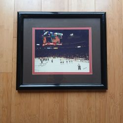 Blackhawks United Center Matted Picture 