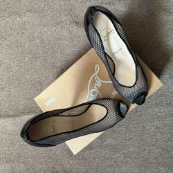  christian louboutin heels fishnet