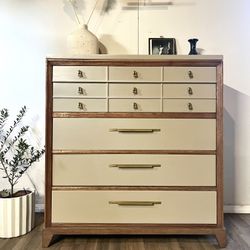 !!SOLD!! Mid Century Tallboy Dresser 