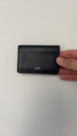 A.P.C. Men’s Leather Wallet Black