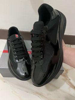 Black Prada cups shoes