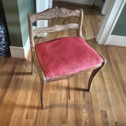 Antique 1949 Mid Century Vanity Chair