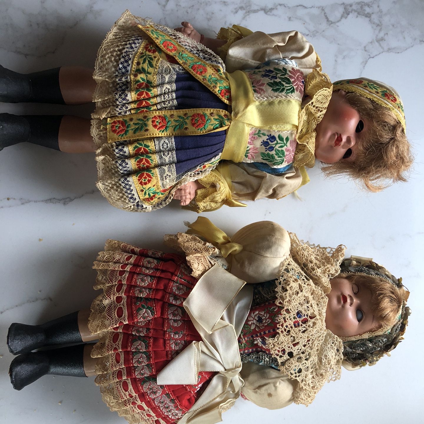 Traditionally Dressed Antique Czech Dolls
