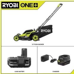 One+ 18V 13in. Cordless. Walk Behind Push Mower