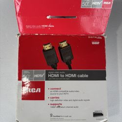 HDMI to HDMI cable 50ft