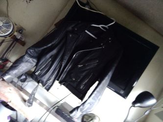 Black Leather Motorcycle Jacket