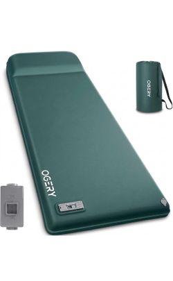 self inflating sleeping bed. comes with pump