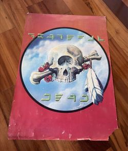 1977 Grateful Dead "Cyclops Skull" poster Alton Kelley Stanley Mouse RARE