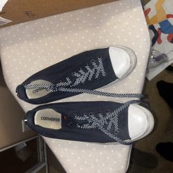 Navy Blue Converse