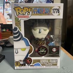 Funko Pop Animation One Piece #1776 General Frank Glows In The Dark Chase Chalice Collectibles Exclusive Limited Edition