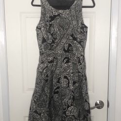 Banana Republic Purple Paisley Dress