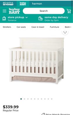 White crib