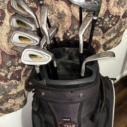 Golf Bag With Clubs 