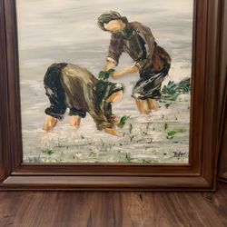 Three Oil Painting  Pieces