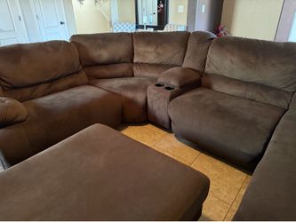 Dark brown sofa for sale!