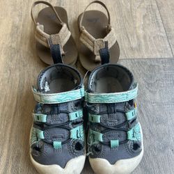 Toddler sandals (Keen & Quicksilver) 