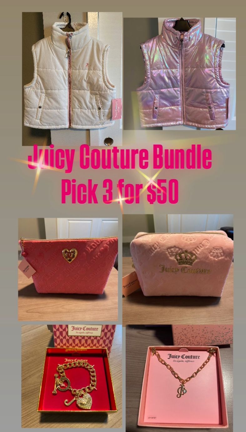 Juicy Couture Vest Bracelet Necklaces Bags