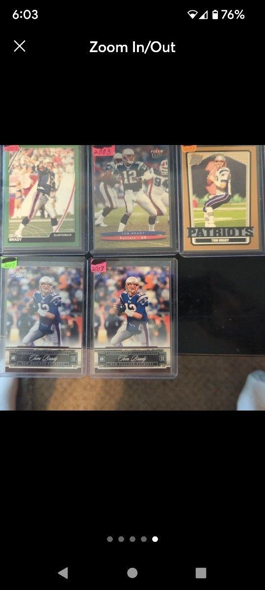Tom Brady Football Cards