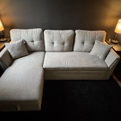 Sectional Sleeper Sofa w/ Storage – Great Condition