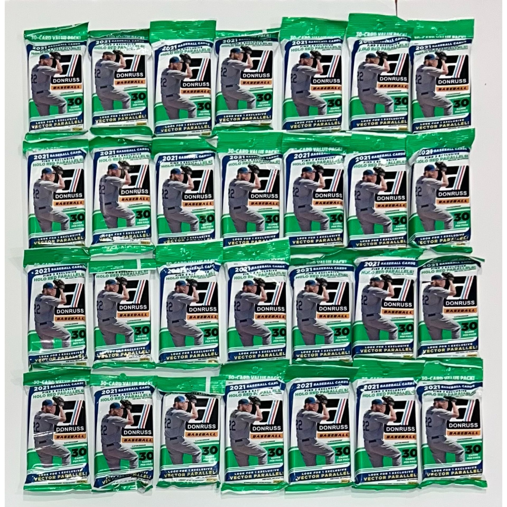 2021 Panini Donruss Baseball Value Packs MLB Cards Fat Pack Cello Pack Present Gift
