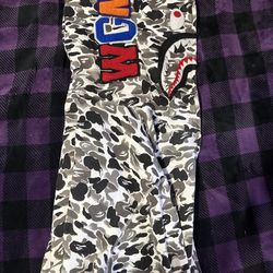 BAPE White Ghost Lightly Worn 2XL Hoodie