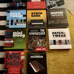 Assorted Synthesizer Books: Bundle 