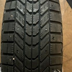 4 Firestone Winter force Studded Snow Tires