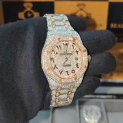 41mm Moissanite Watch