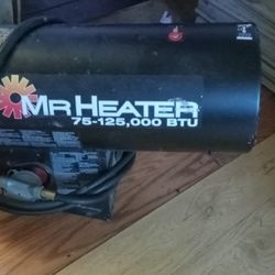 125,000 BTU Quiet Burner Forced Air Propane Heater
