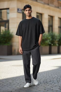Oversized Acid Wash T-Shirt – Gym & Streetwear