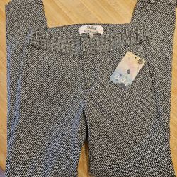 BeBop Black & White Patterned Pants