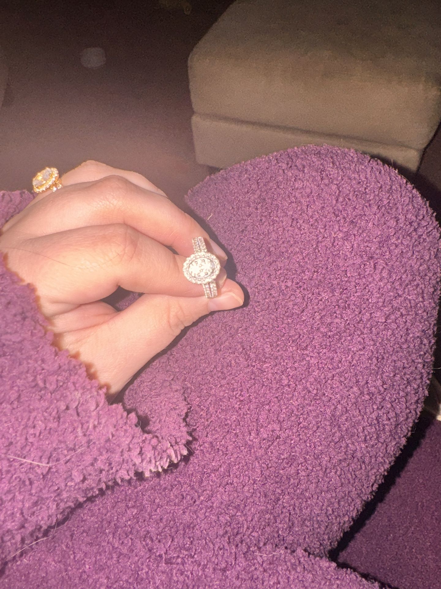 Engagement Ring With Wedding Band