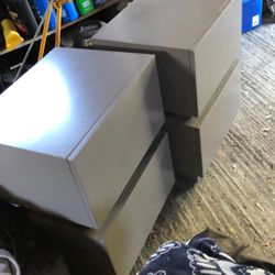 2 Solid Wood Drawers  Or End Tables. Believe Cedar As They Are Woodsy Smelling. Slide East Drawers. Good Quality. Approximate 20-30 Lbs
