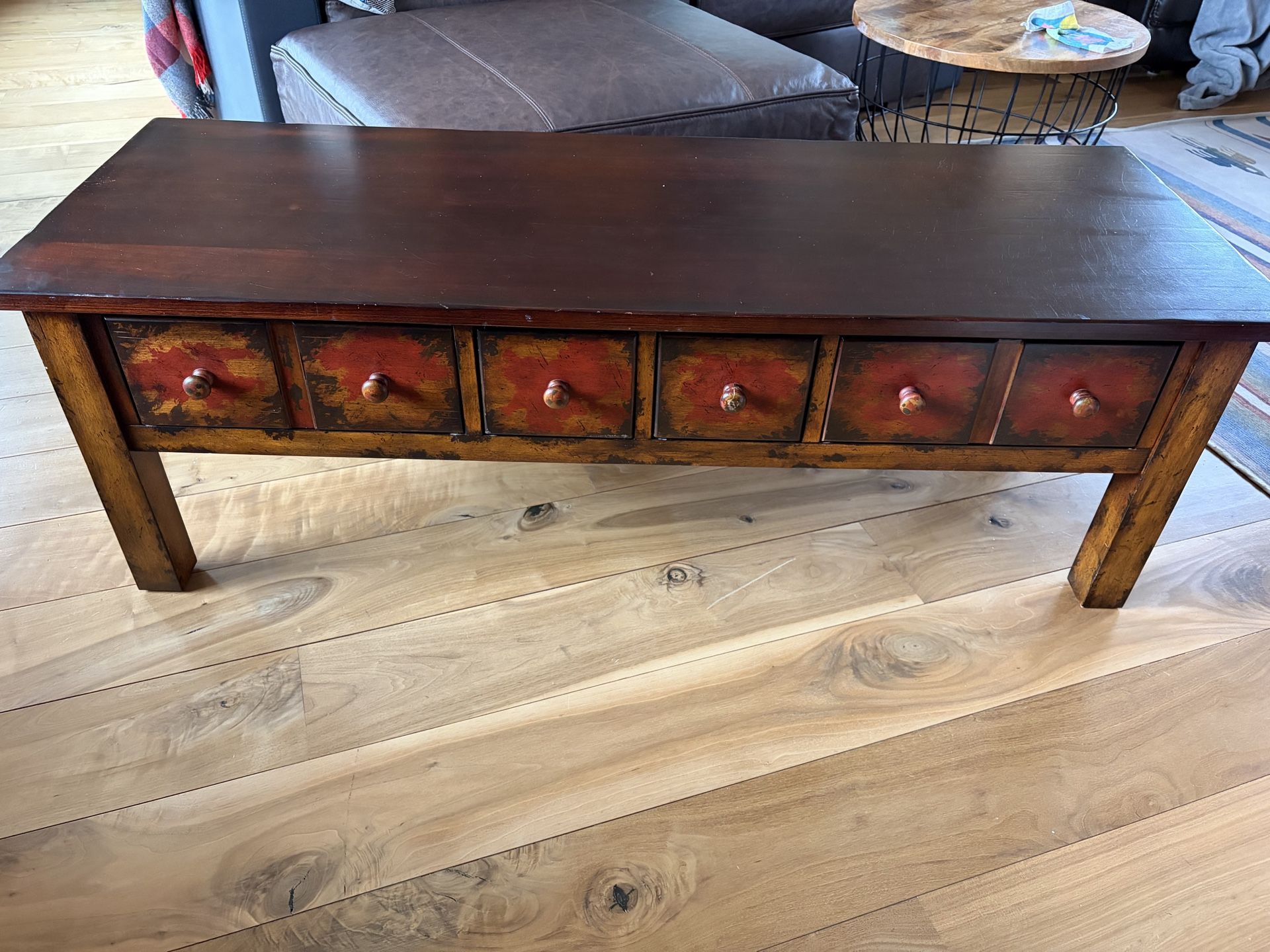 Pottery Barn Andover Coffee Table – Solid Wood