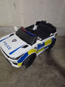 Kids Electric Ride-On Police Car
