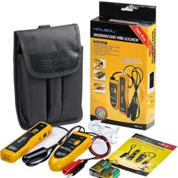 F02 Underground Cable Locator, Wire Tracer with Earphone, Cable Tester for Dog Fence Cables Irrigation Control Wires