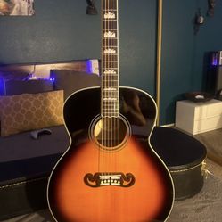 Guitar and hard case