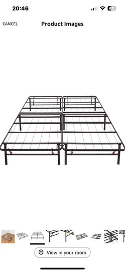 Amazon Basic Queen Size Foldable Bed Frame
