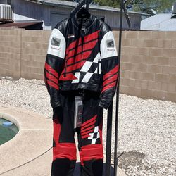 Honda Motorcycle Leather Race Suit
