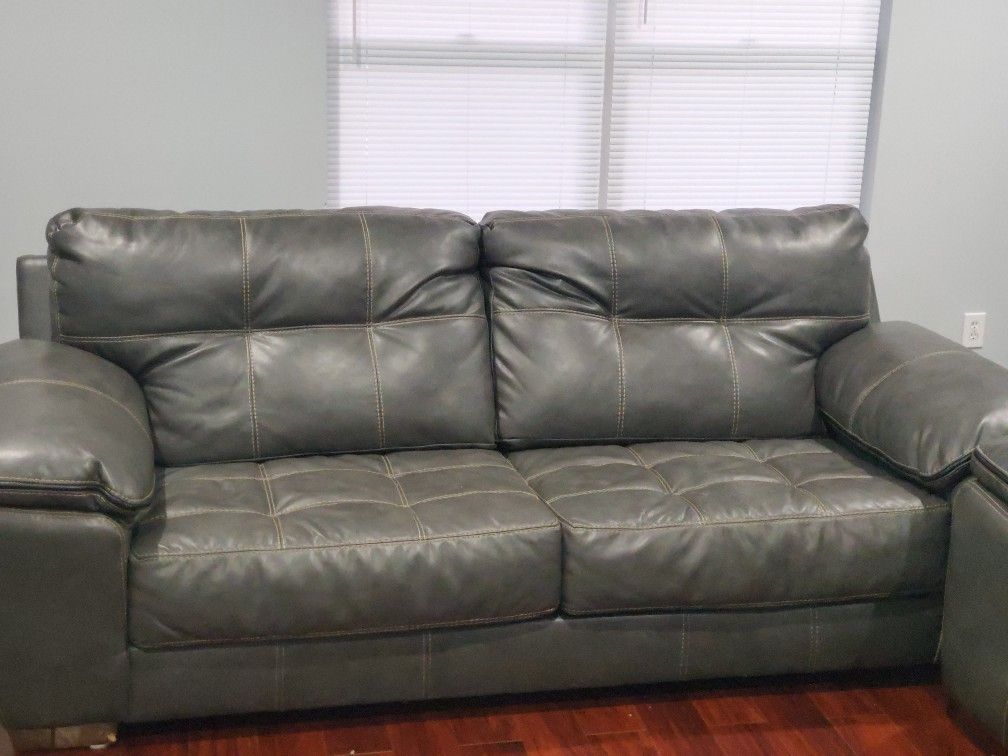 Leather Couch Set