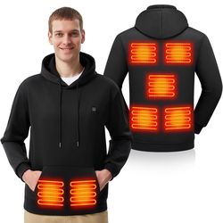 BRAND NEW IN PACKAGE Heated Hoodie Electric Heating Sweatshirt w/Fleece Lining (Battery Not Included )Thermal Pullover Sweater Size 3X About this item