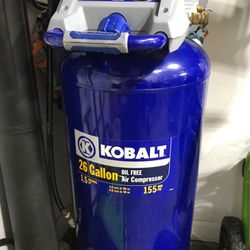 26 Gallon Kobalt Air Compressor 1.5hp 155psi