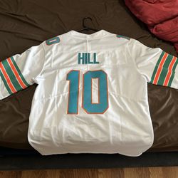 On Field Stitched. Adult Small. Tyreek Hill Nike Jersey. Dolphins for
