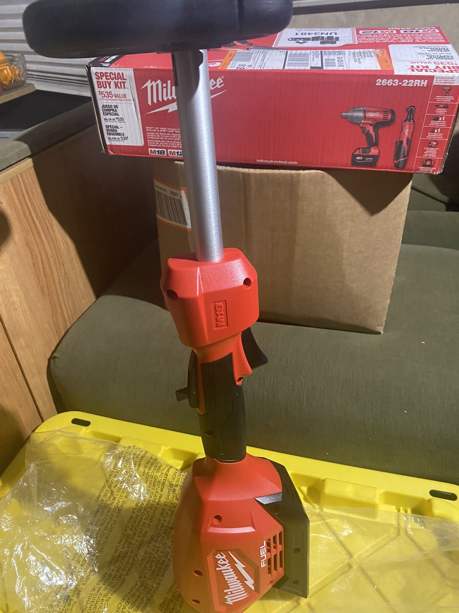 MILWAUKEE M18 FUEL STRING TRIMMER Brand. New. Open Box Never Used. ((( TOOL ONLY ))) Read Description Below