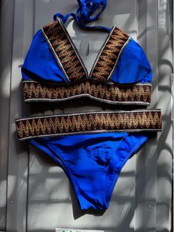 Blue Two-Piece Bikini Set – Size XL