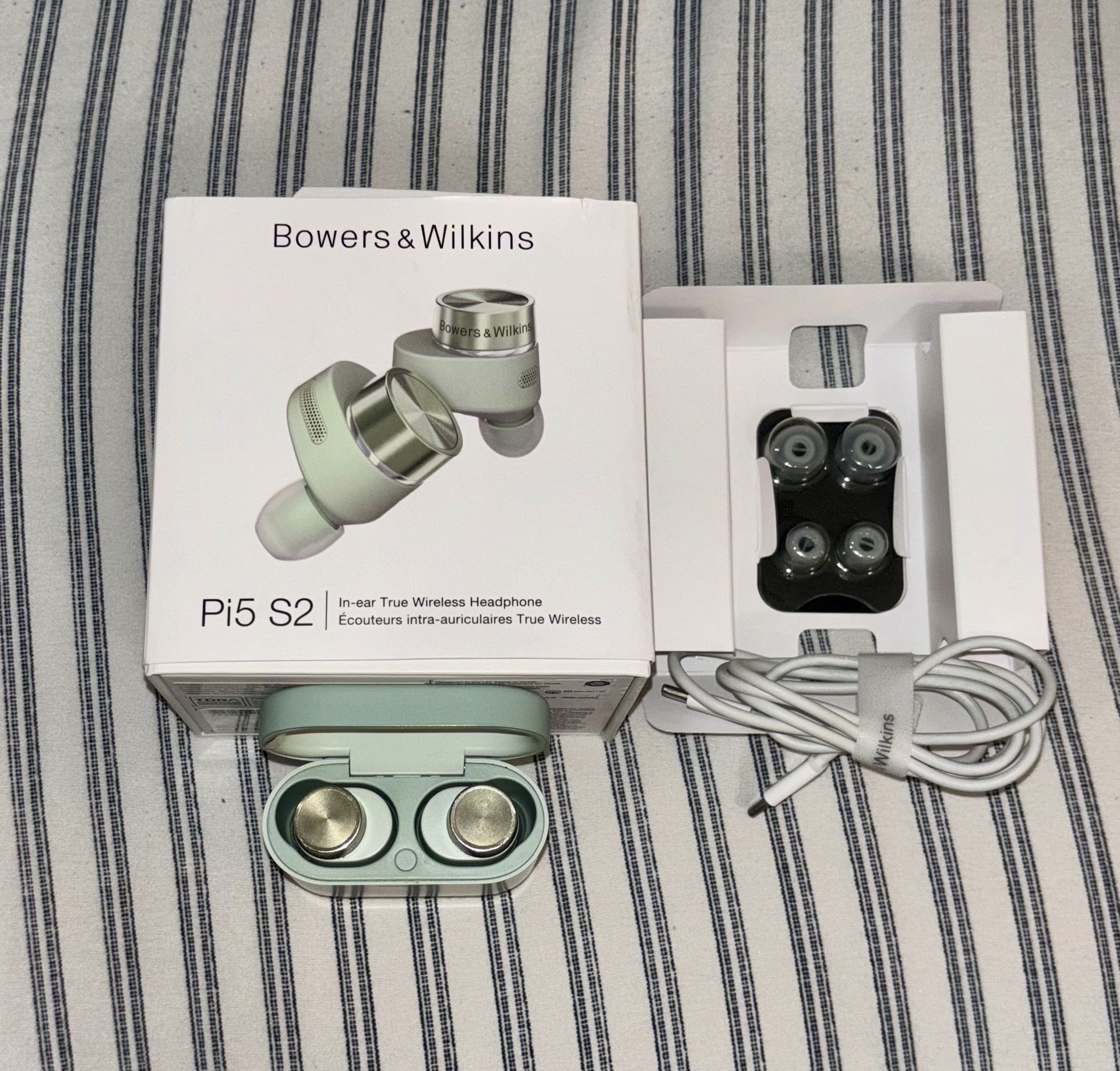 Earbuds Bowers & Wilkins Pi5 S2 - Green