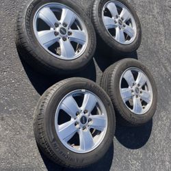 4 - 175/65r15 5x112 5x4.41 Stock Mini Cooper Mercedes C280 Vw Passat Jetta Golf Audi Wheels Rims Good 80% Treads Tires !!!!!!!!!!!!!!!