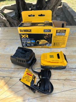Dewalt powerstack battery and charger