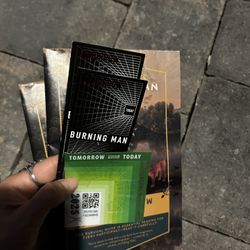 2 Burning man Tickets And A Car Pass $1,650