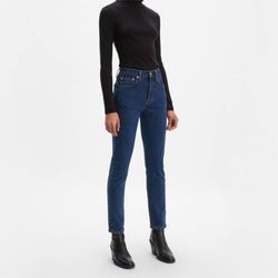 Levi’s 501 High Waist Dark Wash Skinny Jeans Size 25